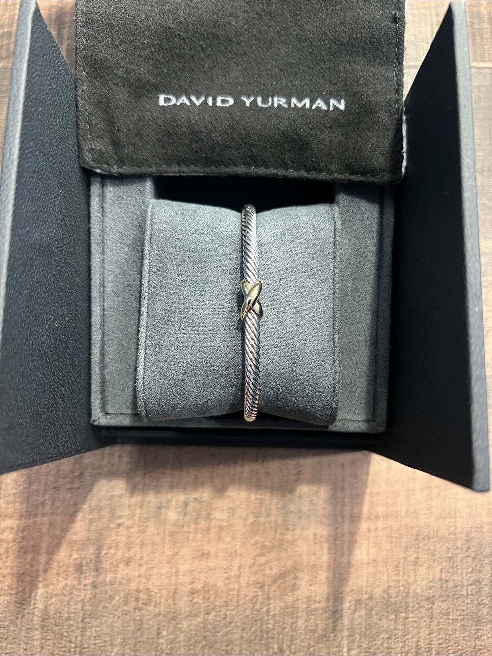 David Yurman Micro cable X flex bracelet 2.6mm